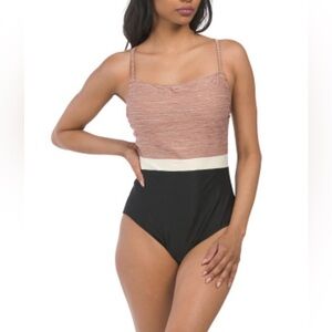 NWT! Gottex Serenity Bandeau One-Piece Swimsuit - size 10